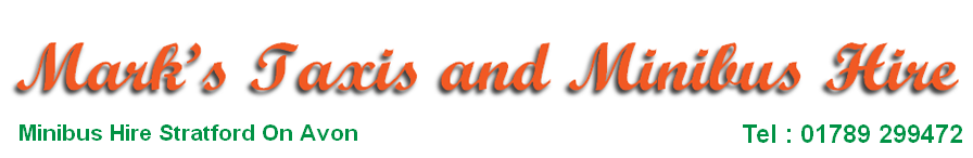 Minibus Hire Stratford Upon Avon